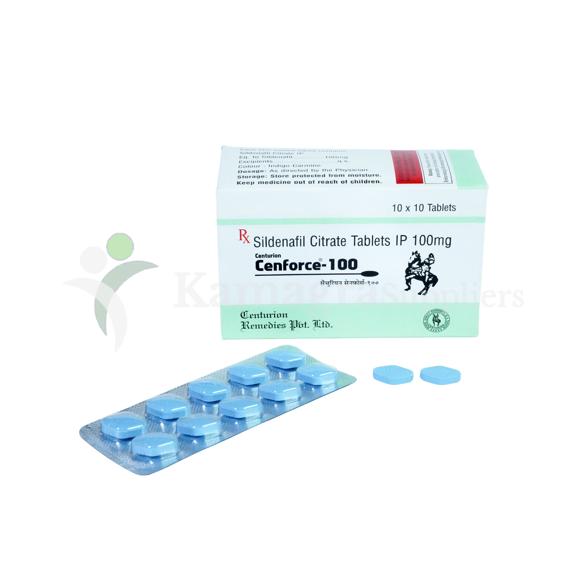 Cenforce 100 (Sildenafil Citrate 100mg)  Powerful Erectile Dysfunction Treatment