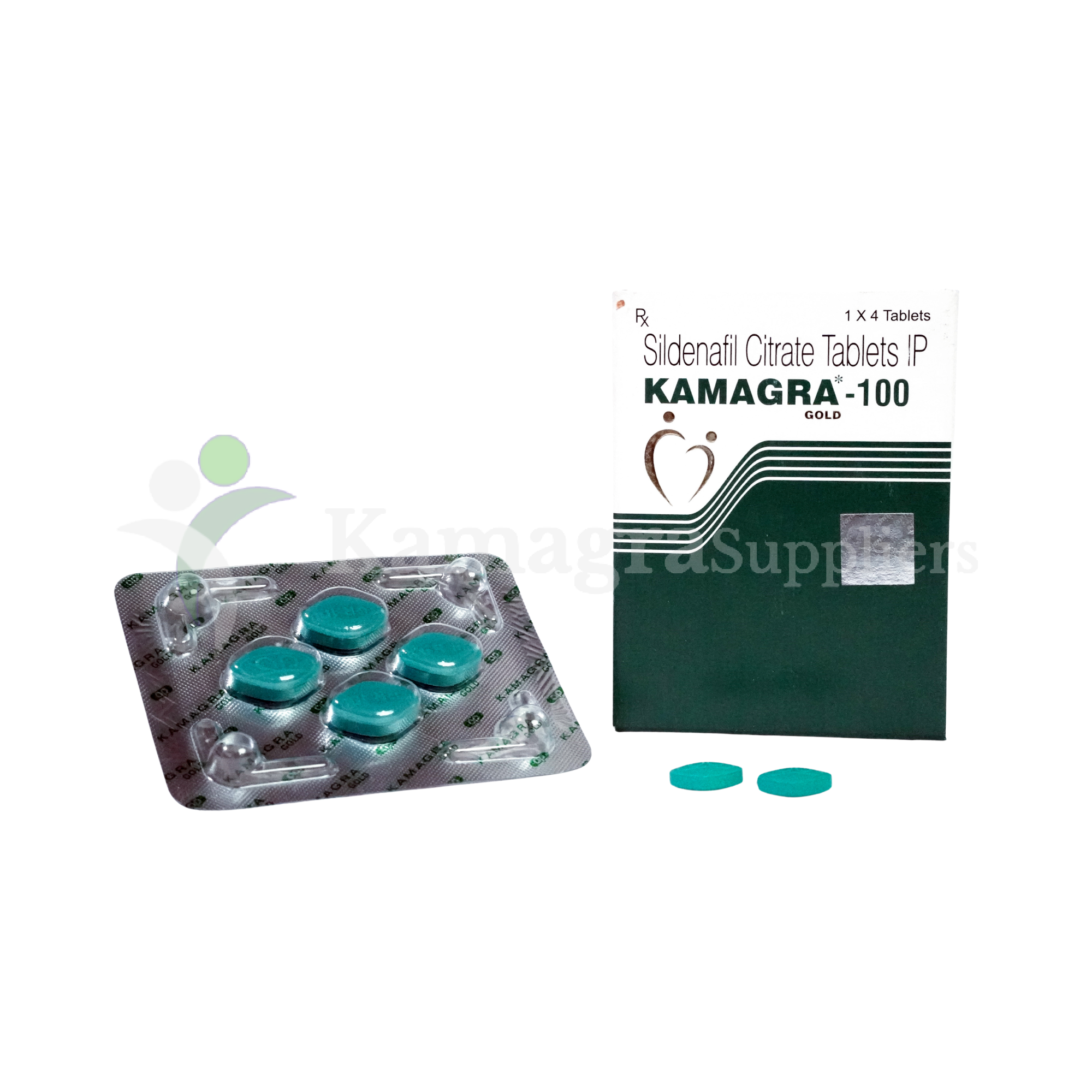 Kamagra Gold 100 (Sildenafil Citrate 100mg Tablets)  Premium ED Treatment