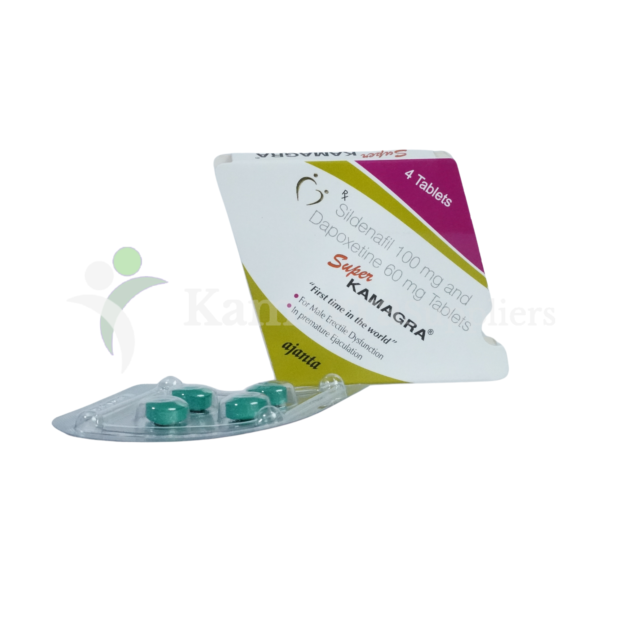 Super Kamagra (Sildenafil Citrate 100mg)  Powerful Erectile Dysfunction Treatment